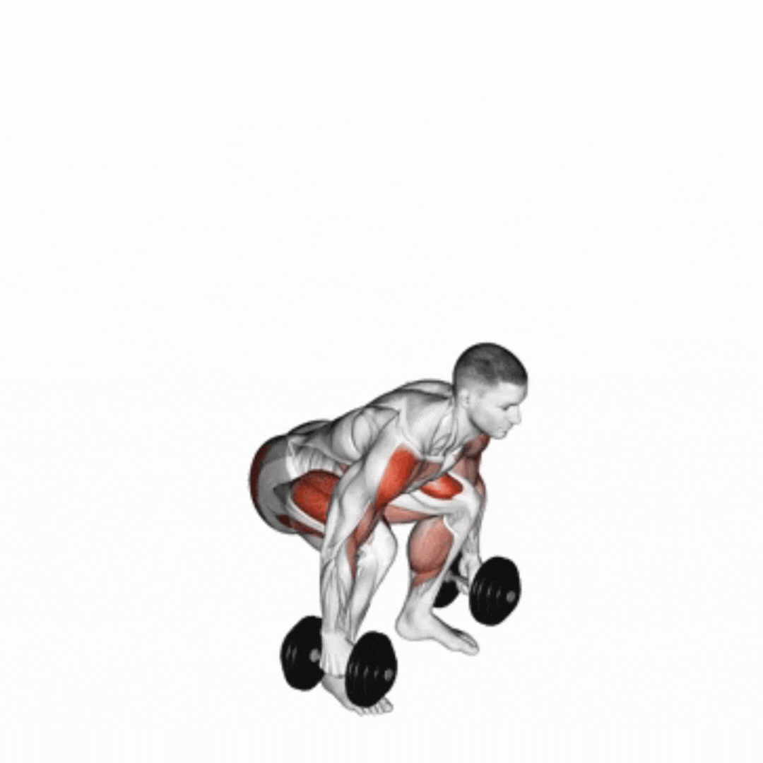 Demonstração de Dumbbell Power Clean